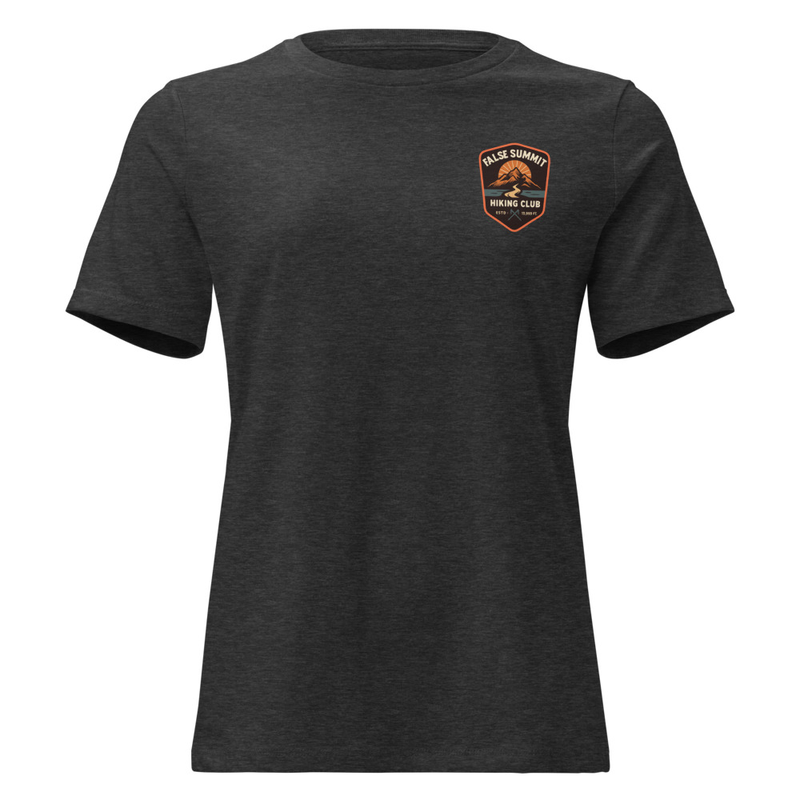 False Summit Hiking Club Women's Relaxed T-Shirt