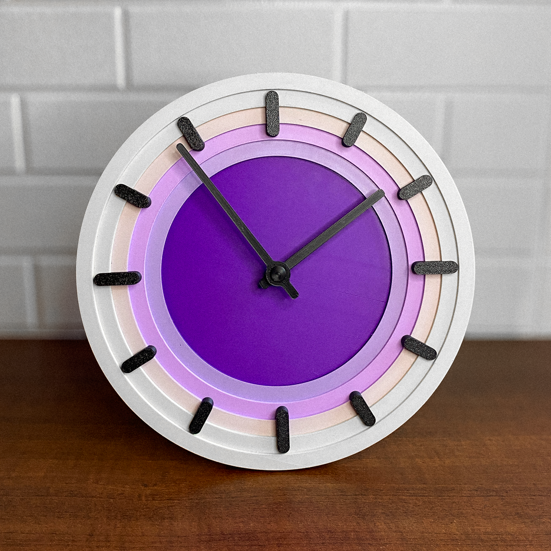 Custom 3D Printed Wall Clock