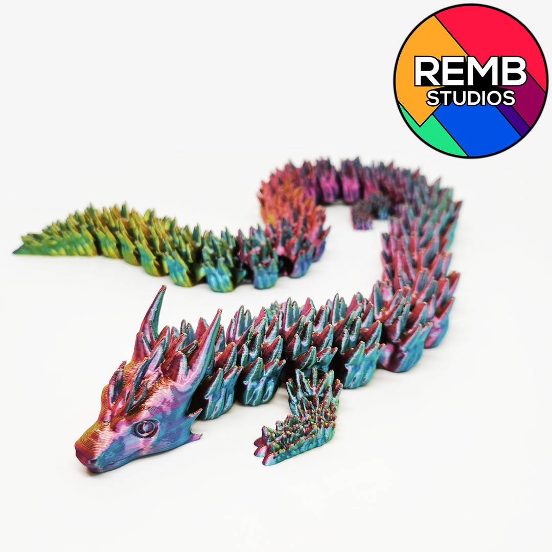  Articulated Crystal Dragon