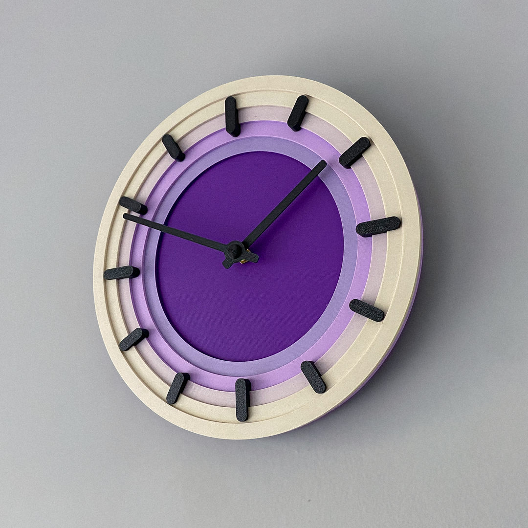 Custom 3D Printed Wall Clock