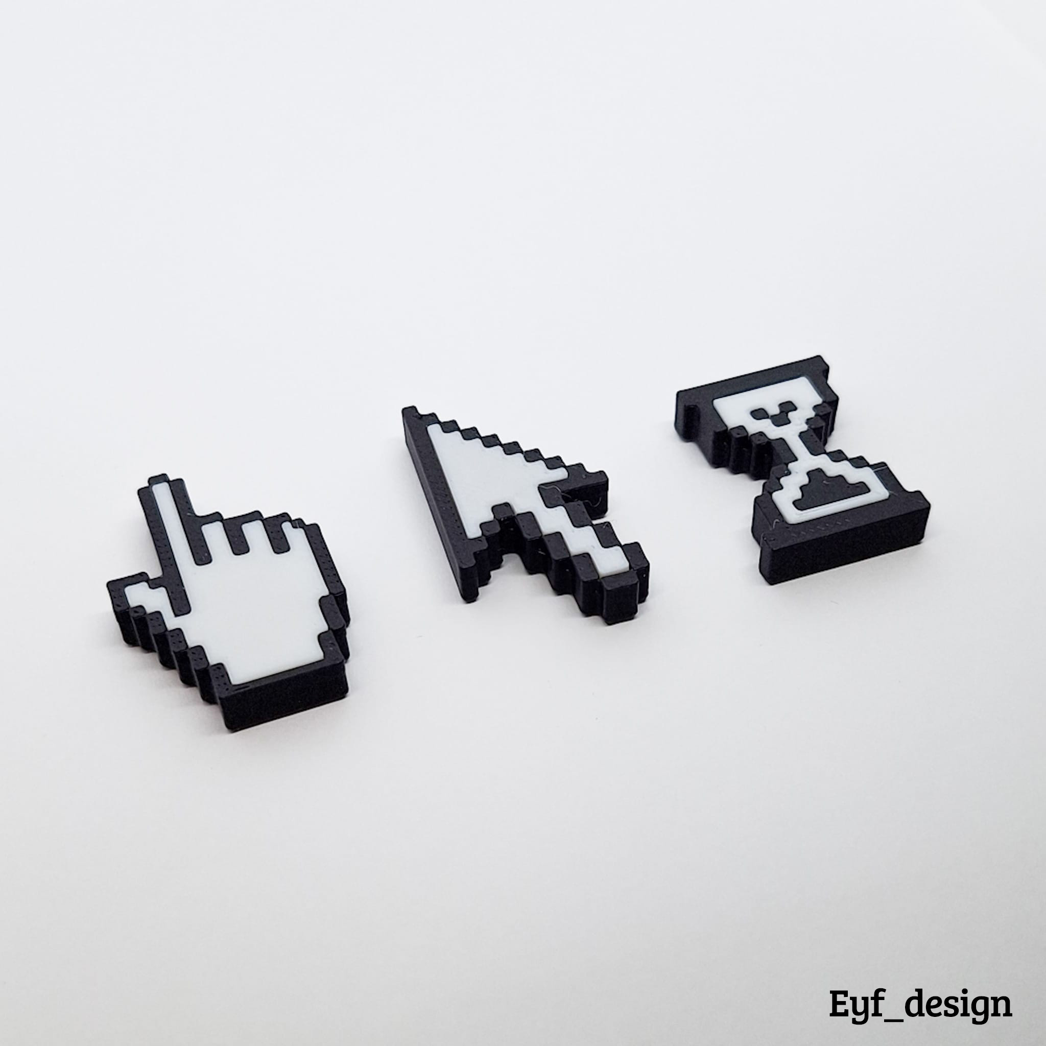 Nerdy icon magnet set