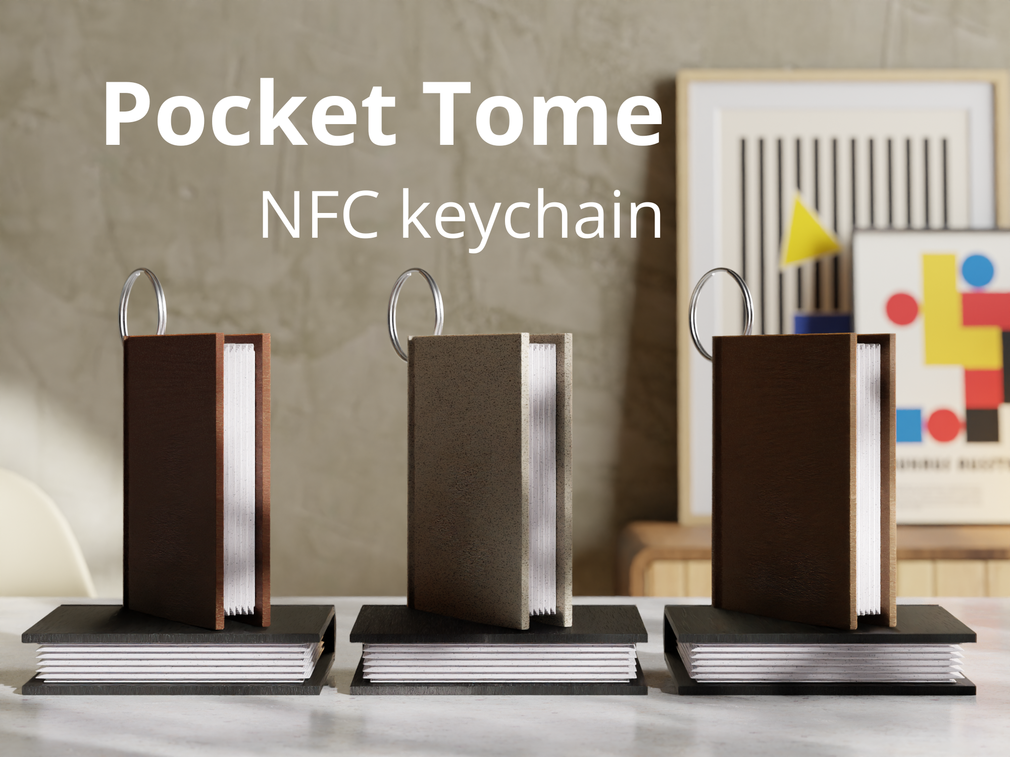 Pocket Tome - NFC Keychain