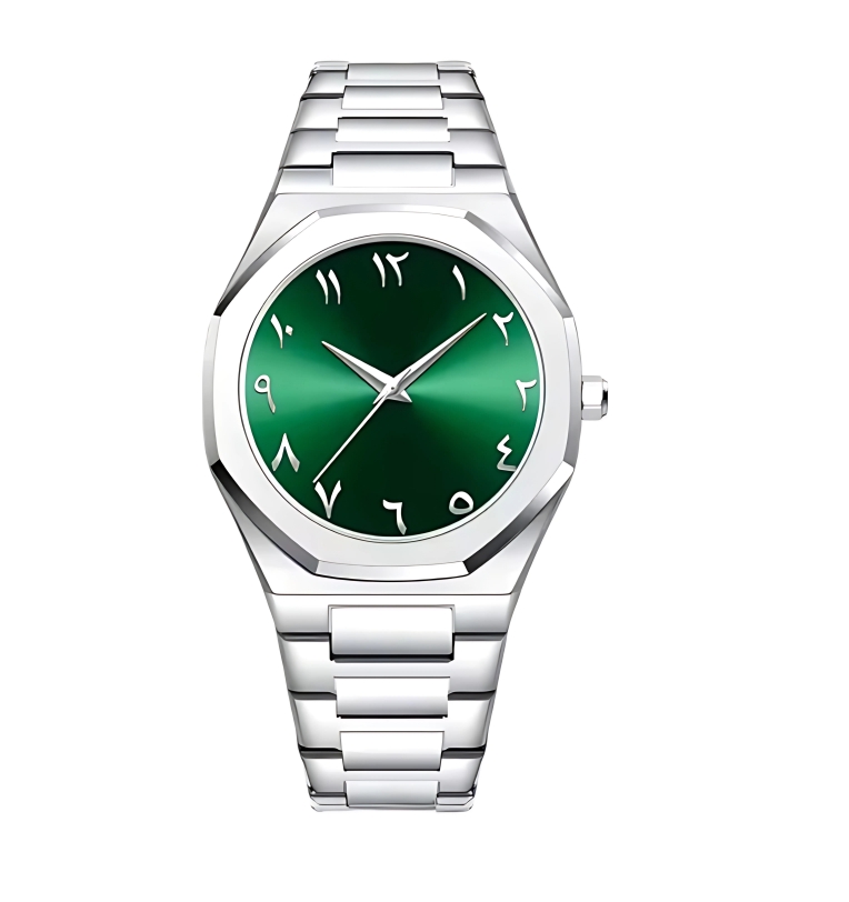 Aziore™ – Silver Emerald Arabic