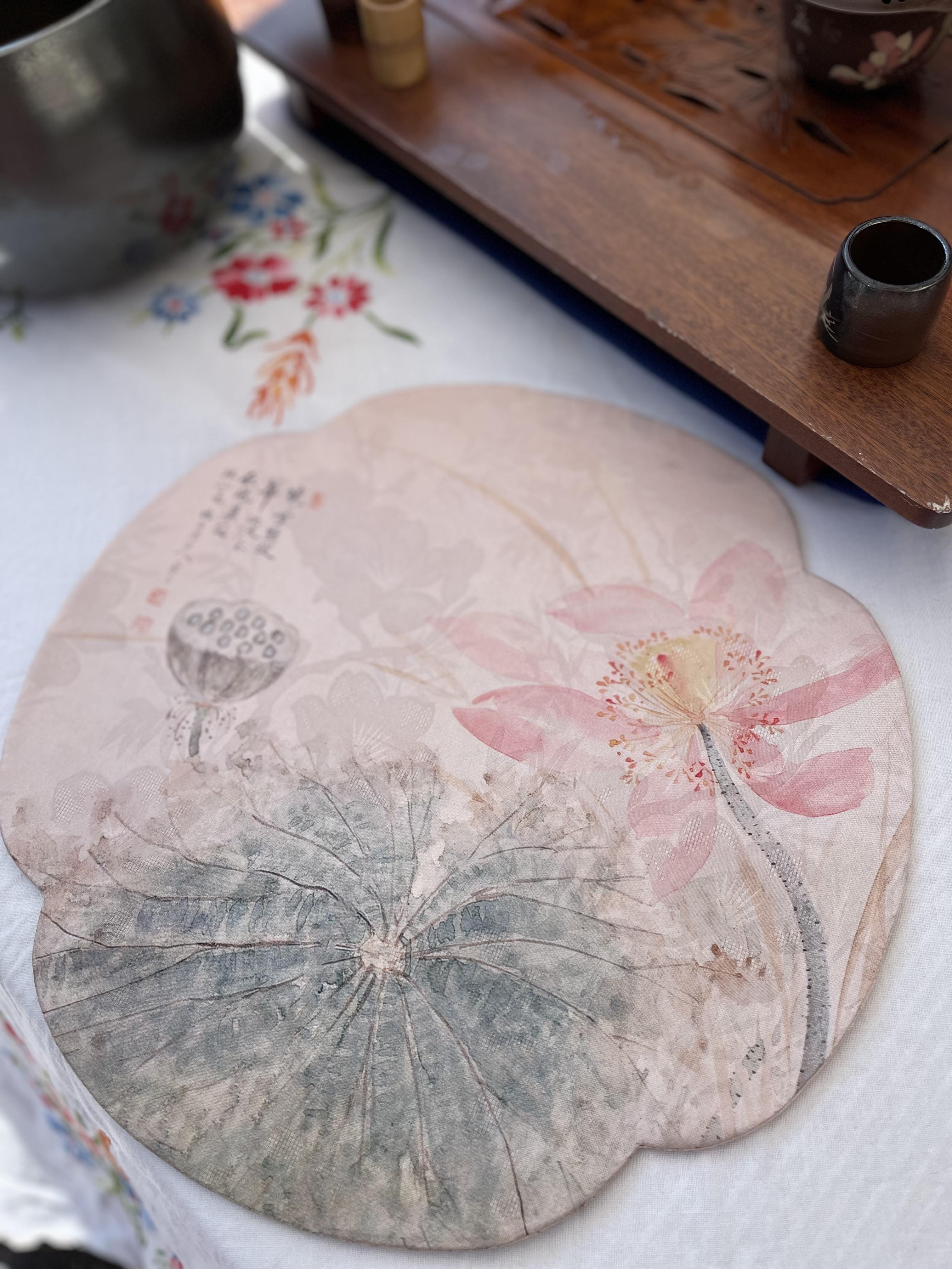 Tapis - fleurs de lotus