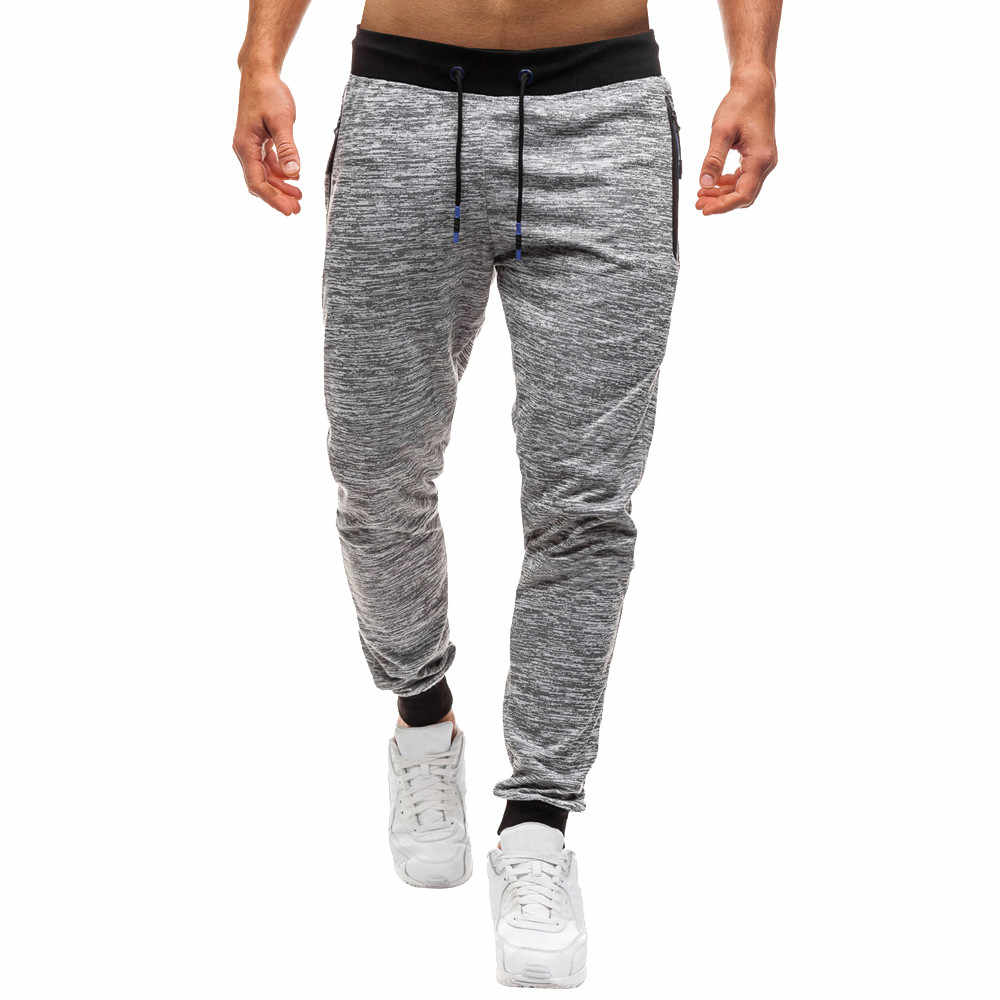 Men's gray jogger pants
