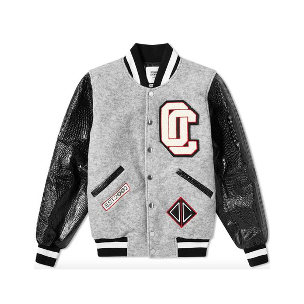 Gray Varsity Jacket
