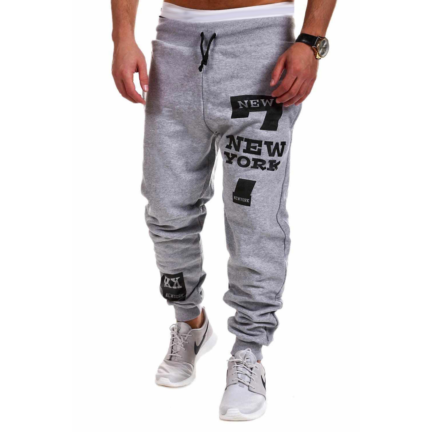 Men’s New York Print Jogger Pants