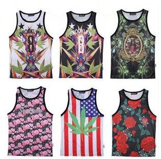 Colorful Graphic Tank Tops