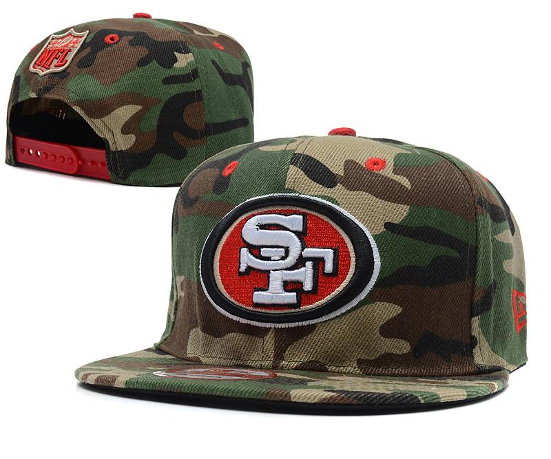 San Francisco 49ers Camouflage Snapback Hat