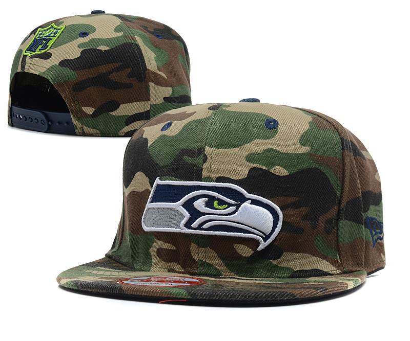 Seattle Seahawks Camouflage Snapback Hat