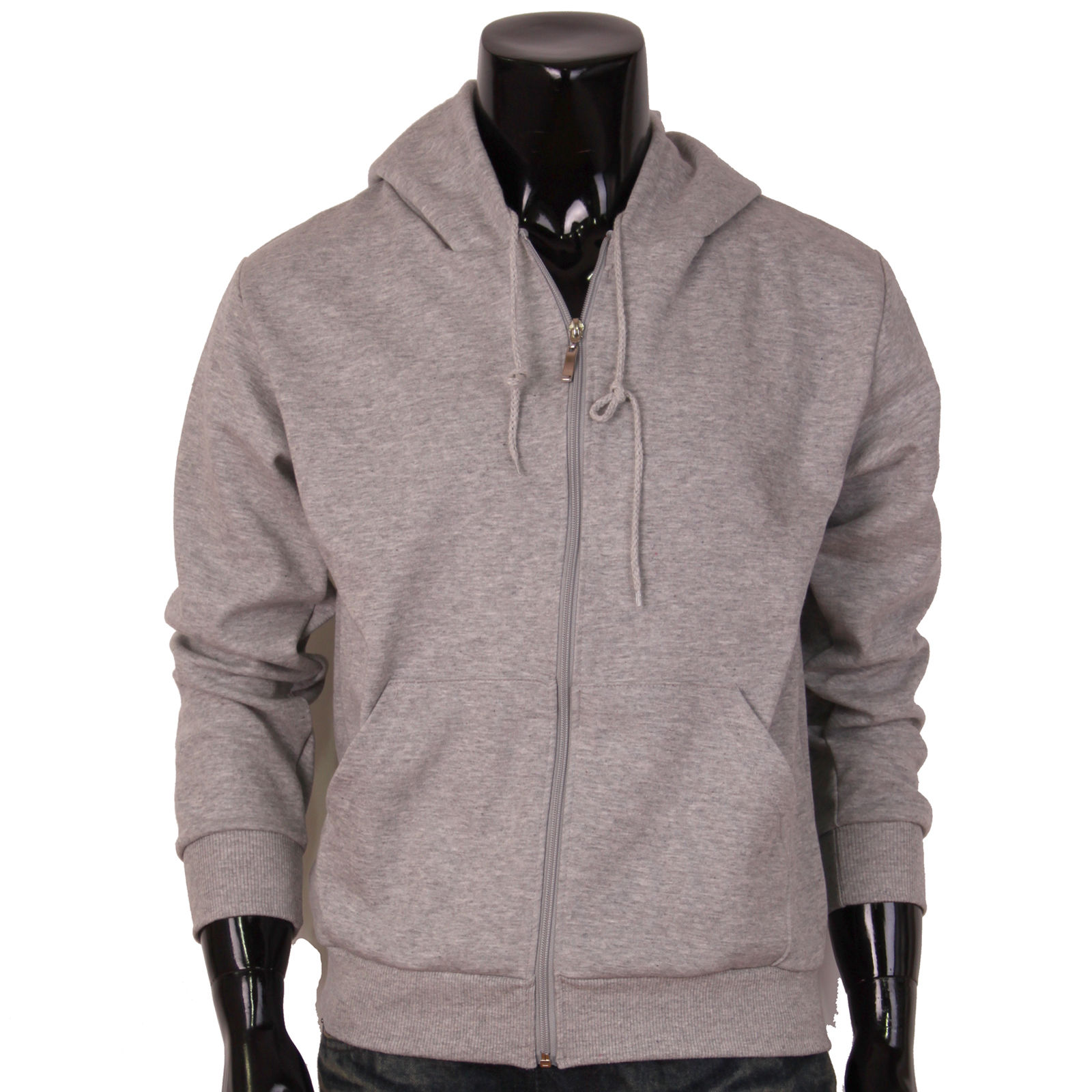 Grey Zip-Up Ultra-Soft Hoodie