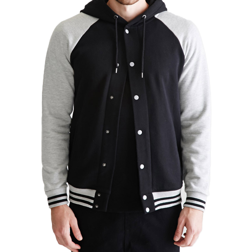 Varsity Style Hoodie Jacket