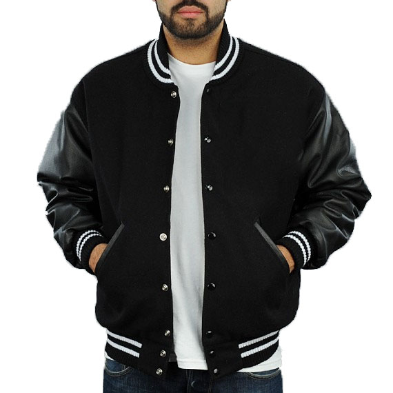 Black Varsity Jacket