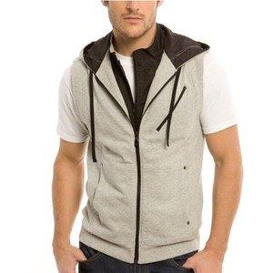 Men's Hooded Sleeveless Jacket