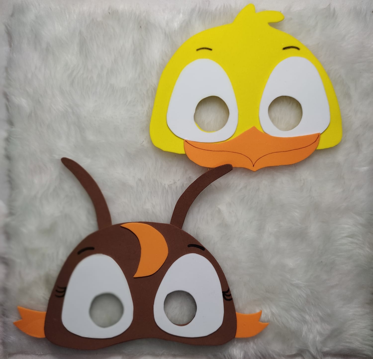 Máscaras Galinha Pintadiha Toda Em Eva