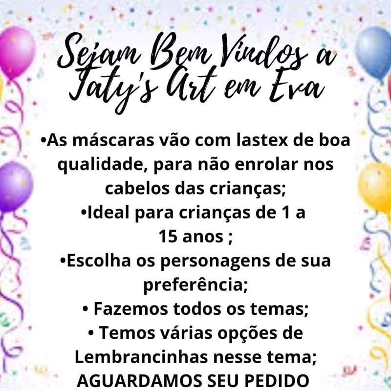 Máscaras dos Aimais Do Fudo Do Mar Toda Em Eva