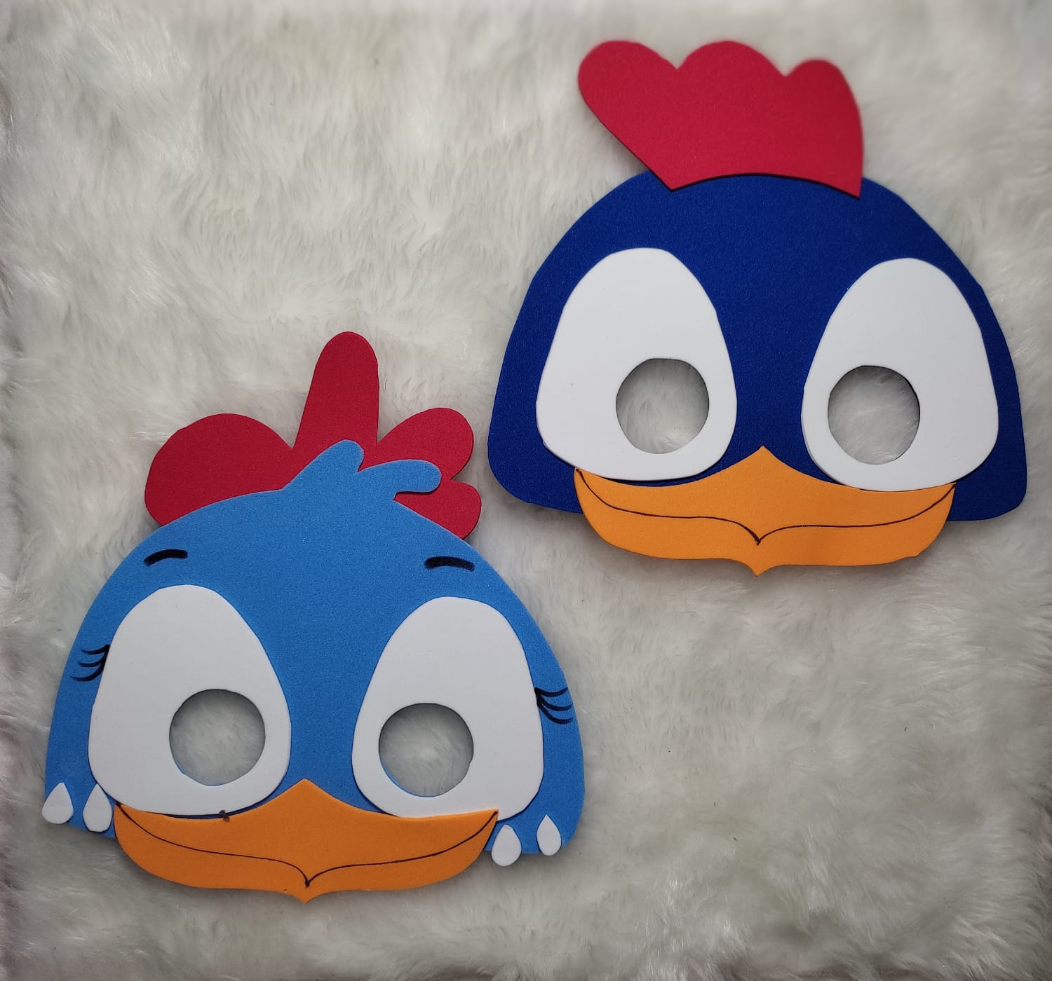 Máscaras Galinha Pintadiha Toda Em Eva