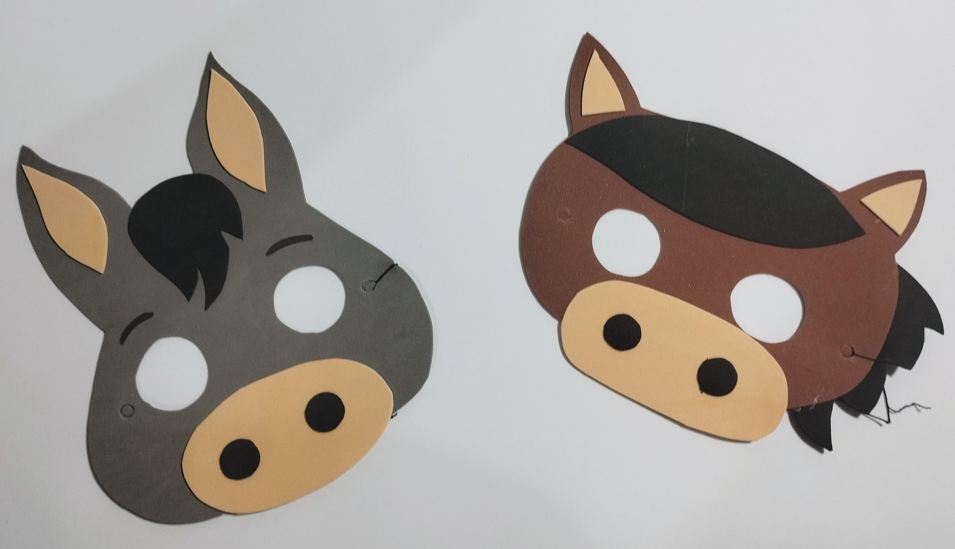 Máscaras Animais Da Fazendinha Toda em Eva