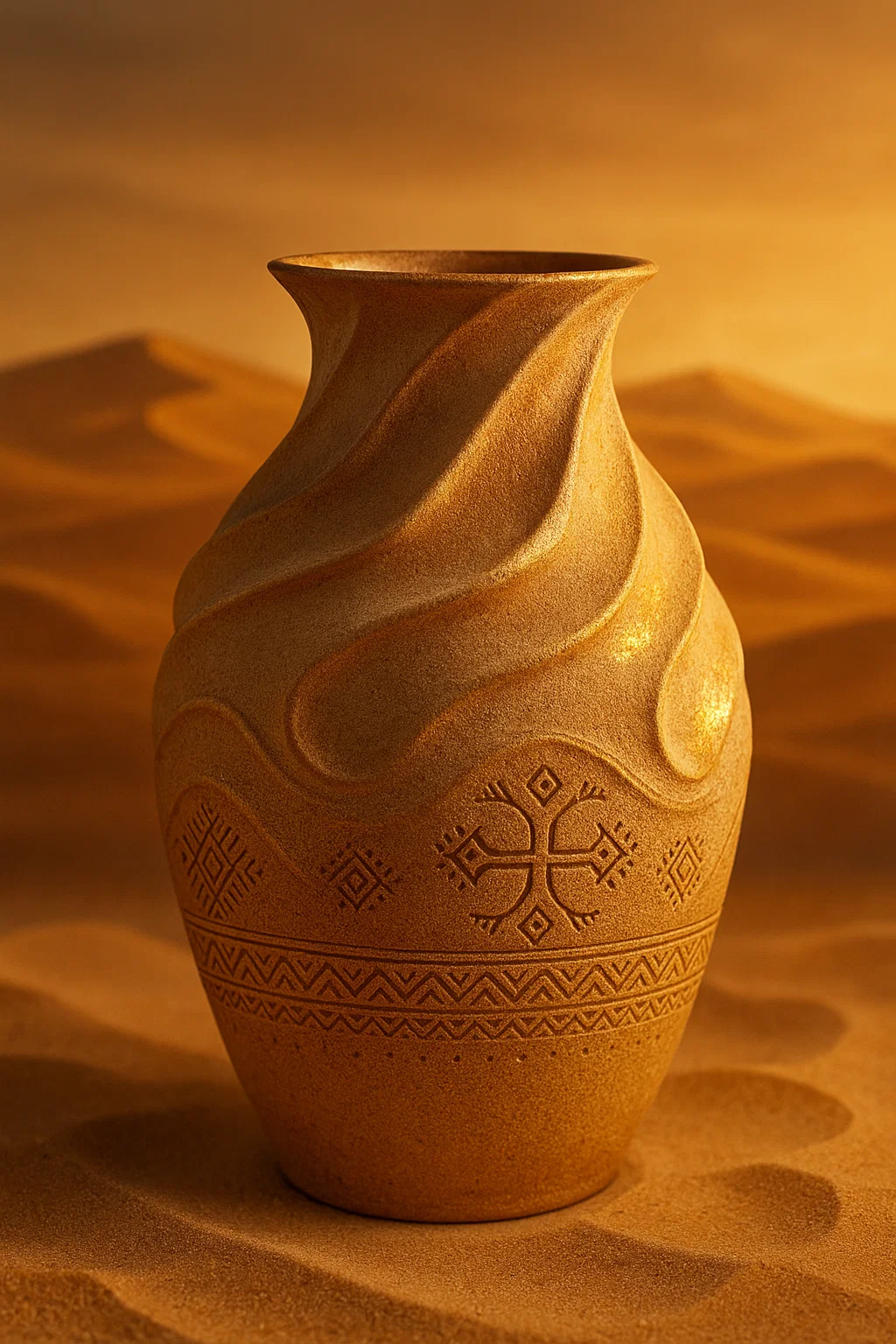 Desert Sandstone Vase