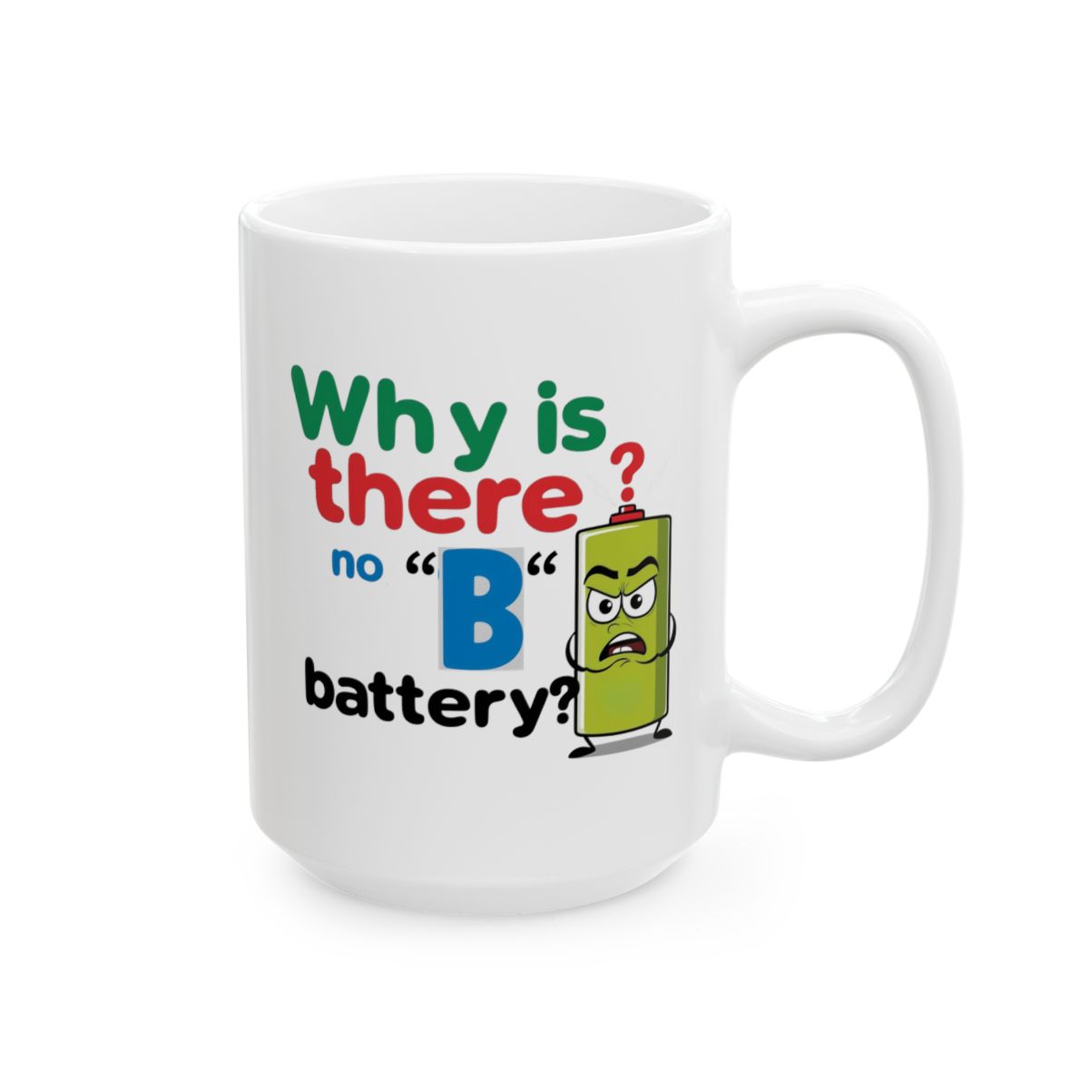 Funny Battery Mug
