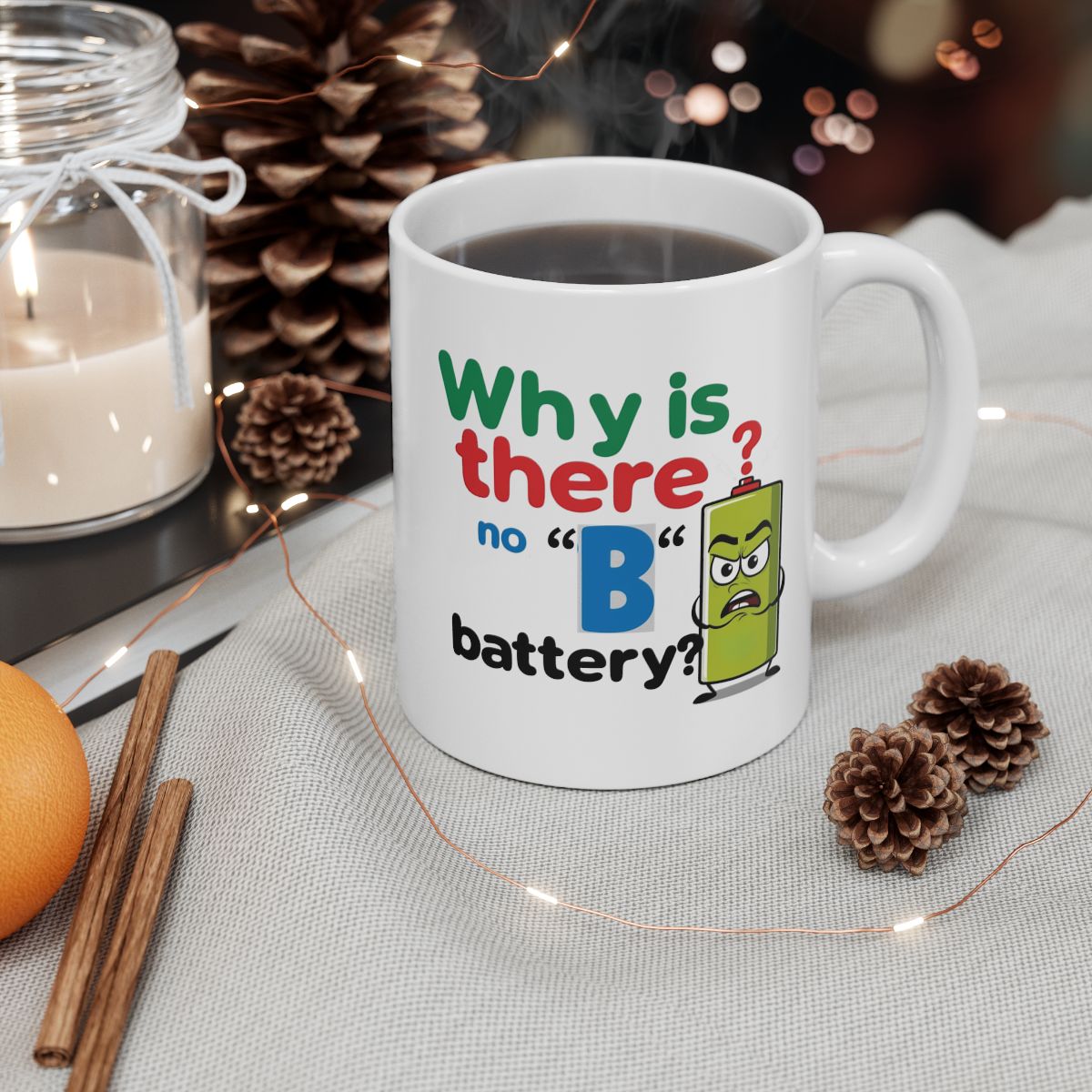 Funny Battery Mug