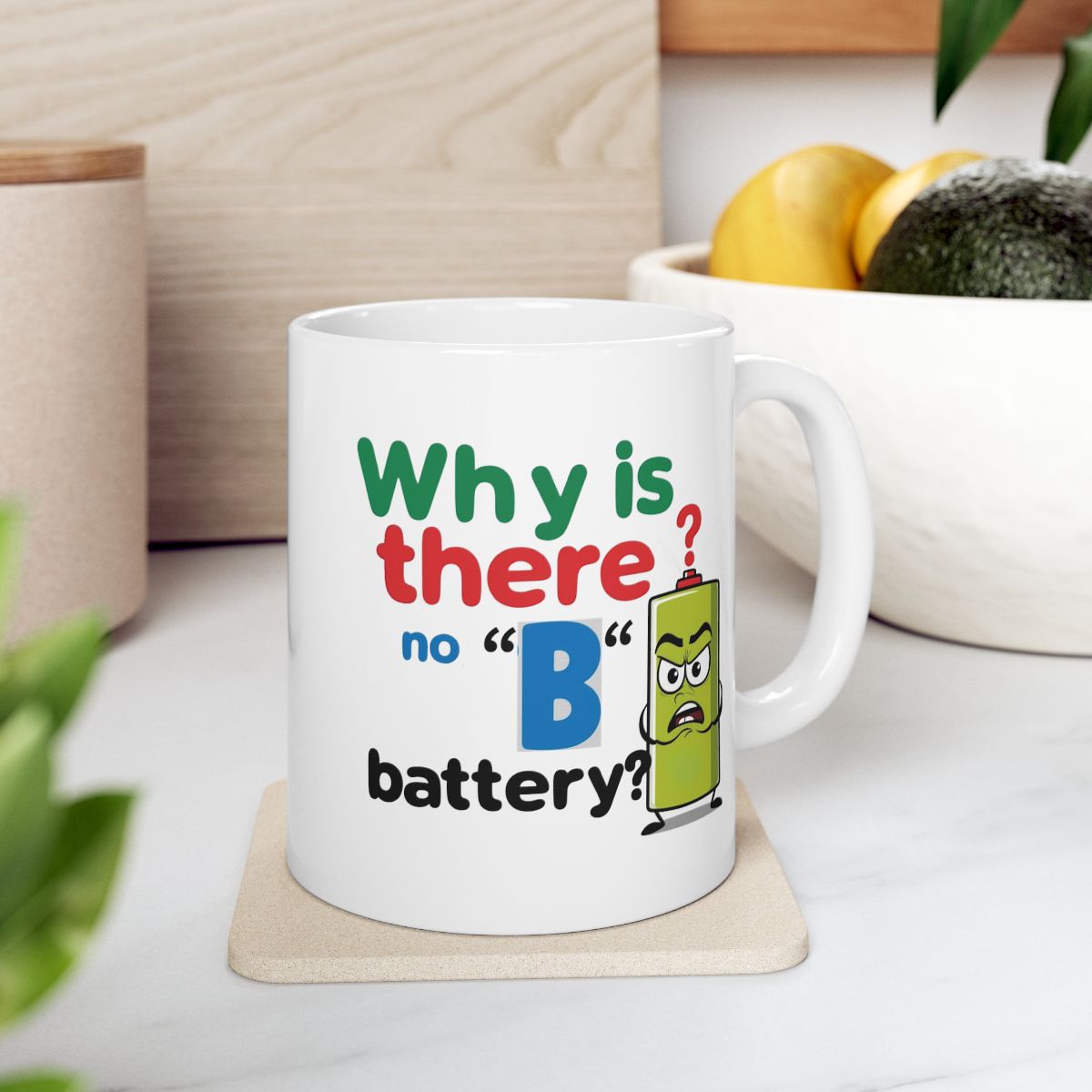 Funny Battery Mug