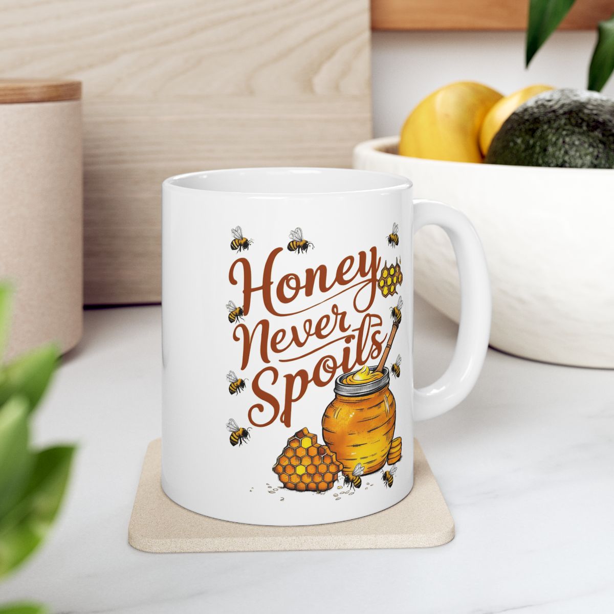 Honey Never Spoils Mug