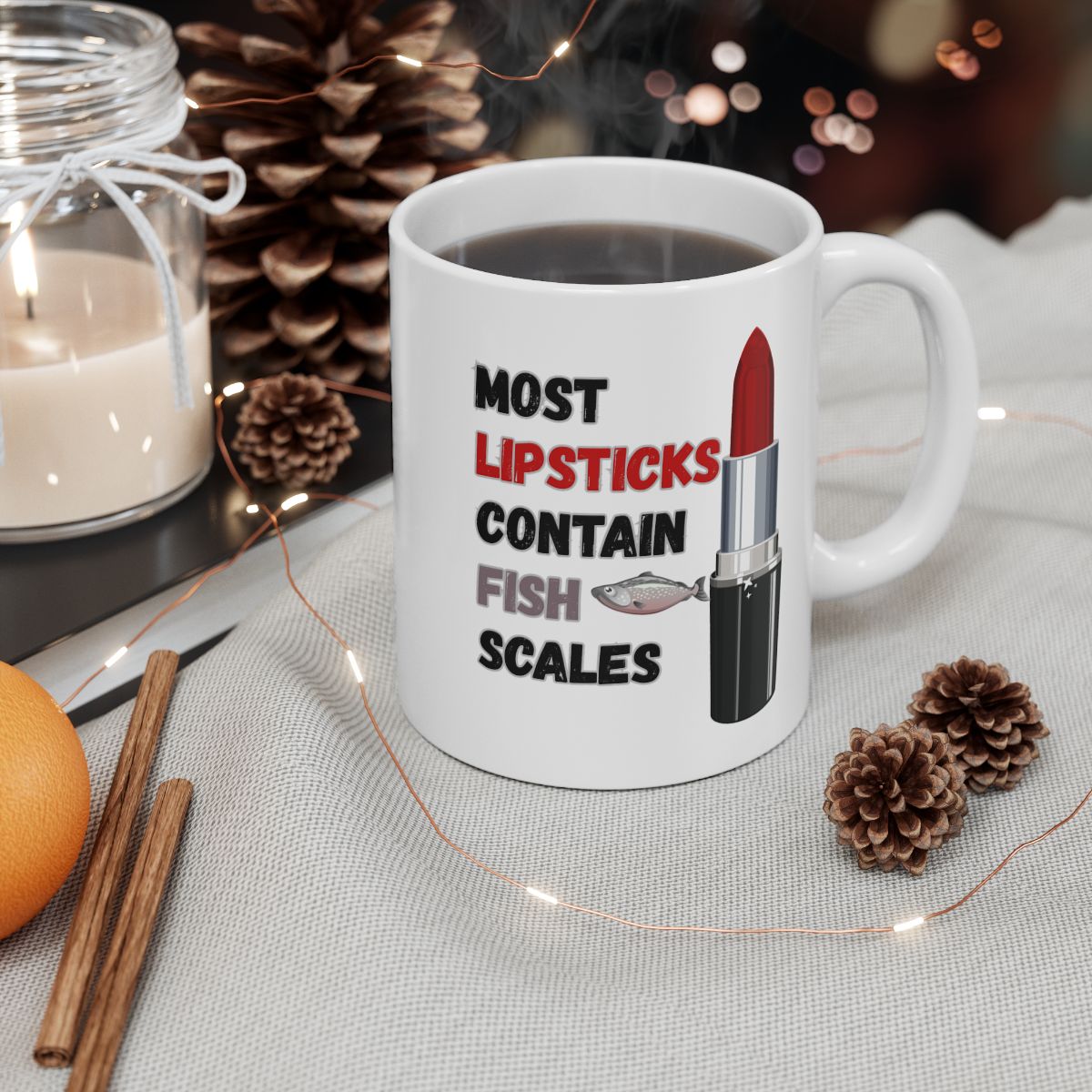 Lipstick Fact Coffee Mug