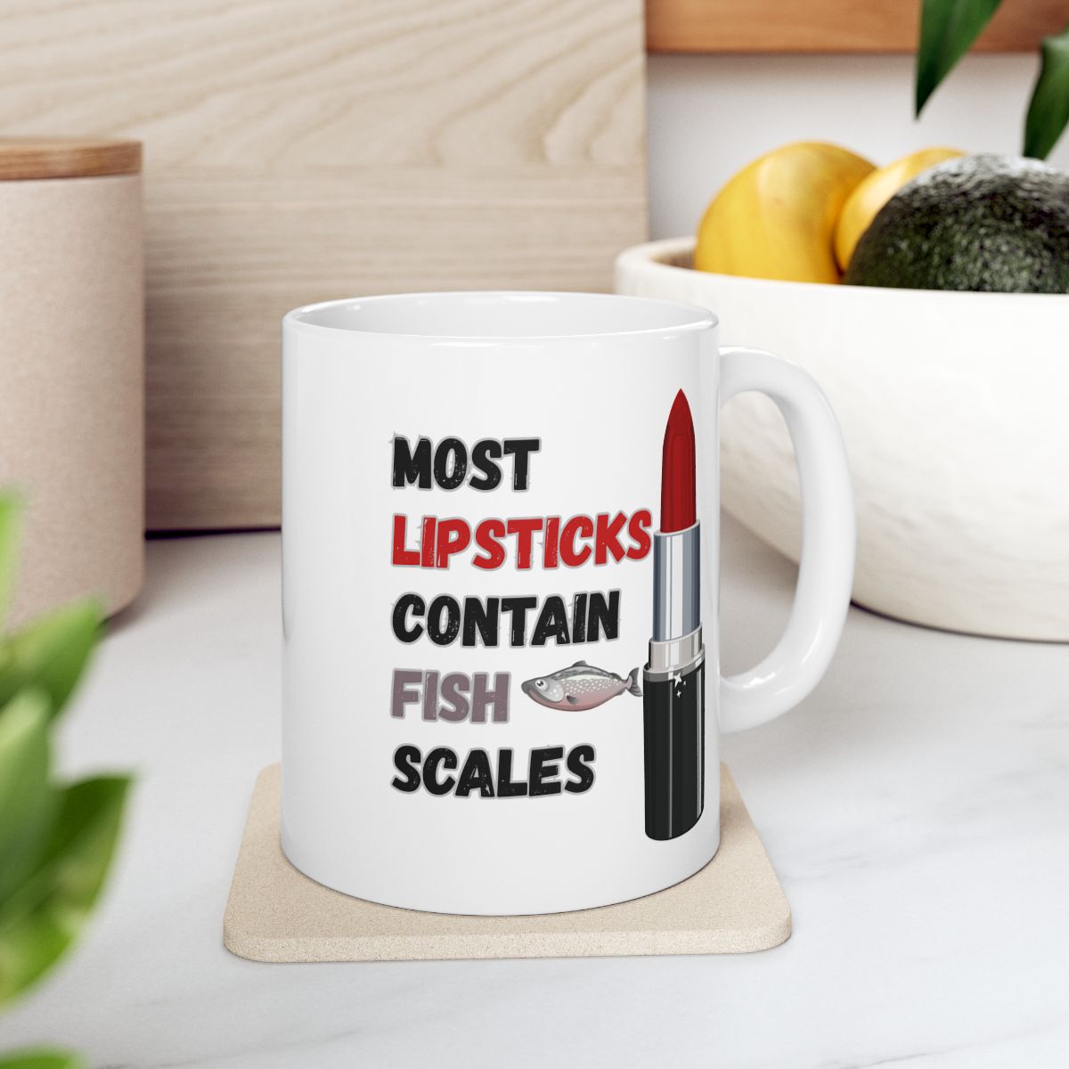 Lipstick Fact Coffee Mug