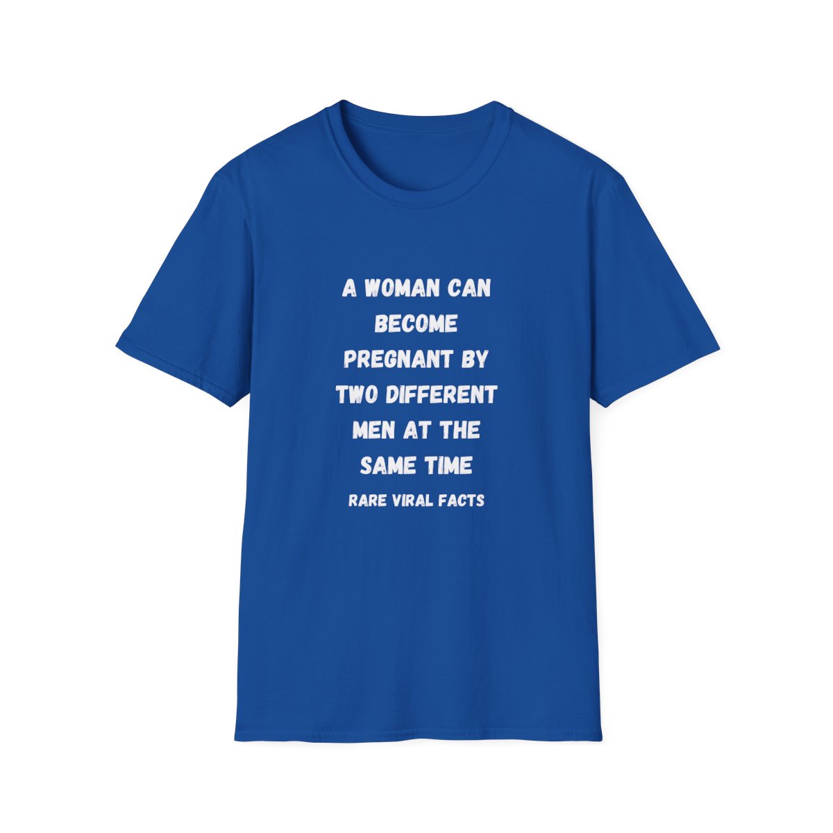 Woman Pregnant By 2 Men T-Shirt