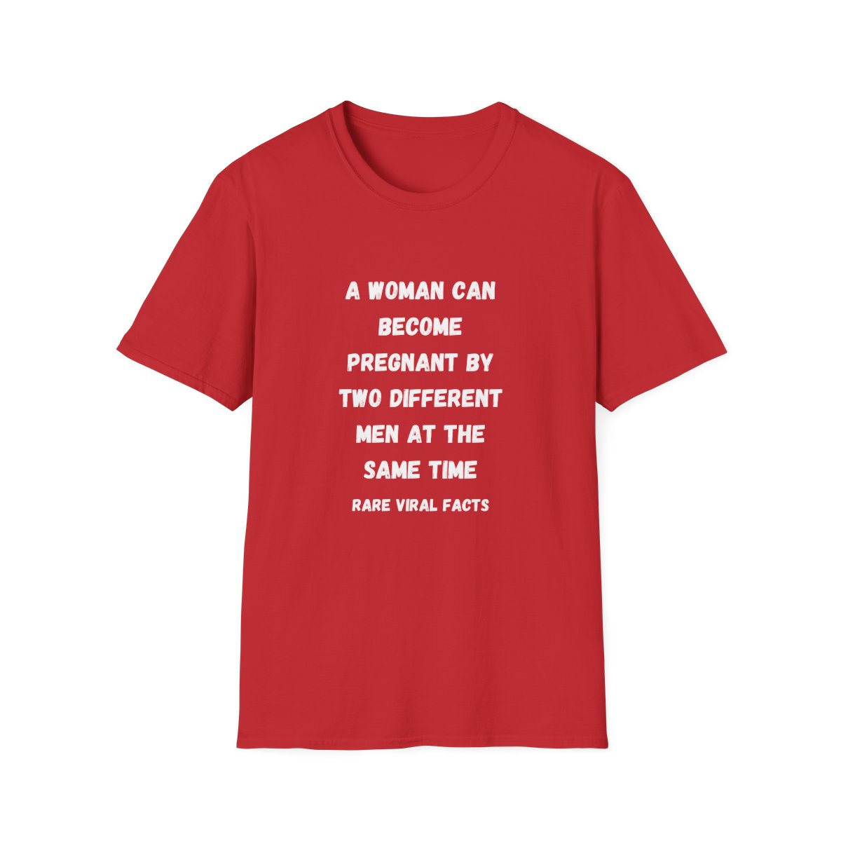 Woman Pregnant By 2 Men T-Shirt