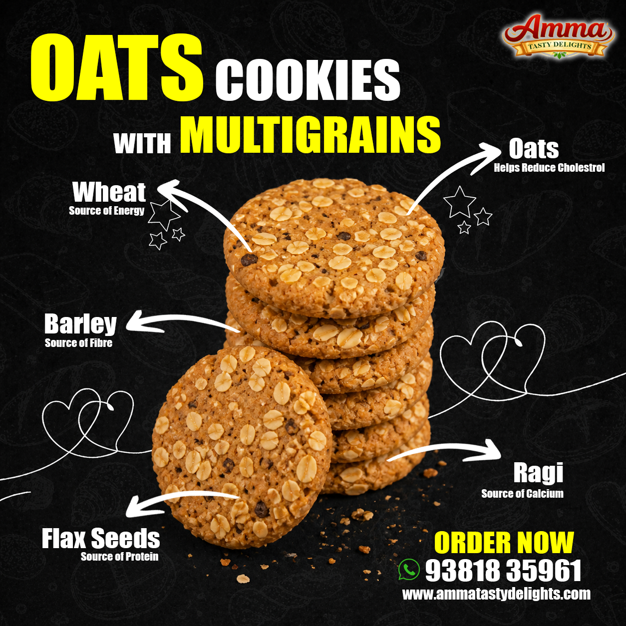 Oats Multigrain Cookies _ Mother's Day Special