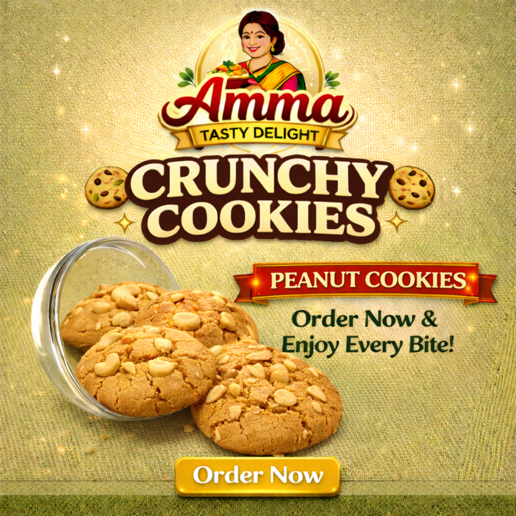 Crunchy Peanut Cookies - Mother's Day Special