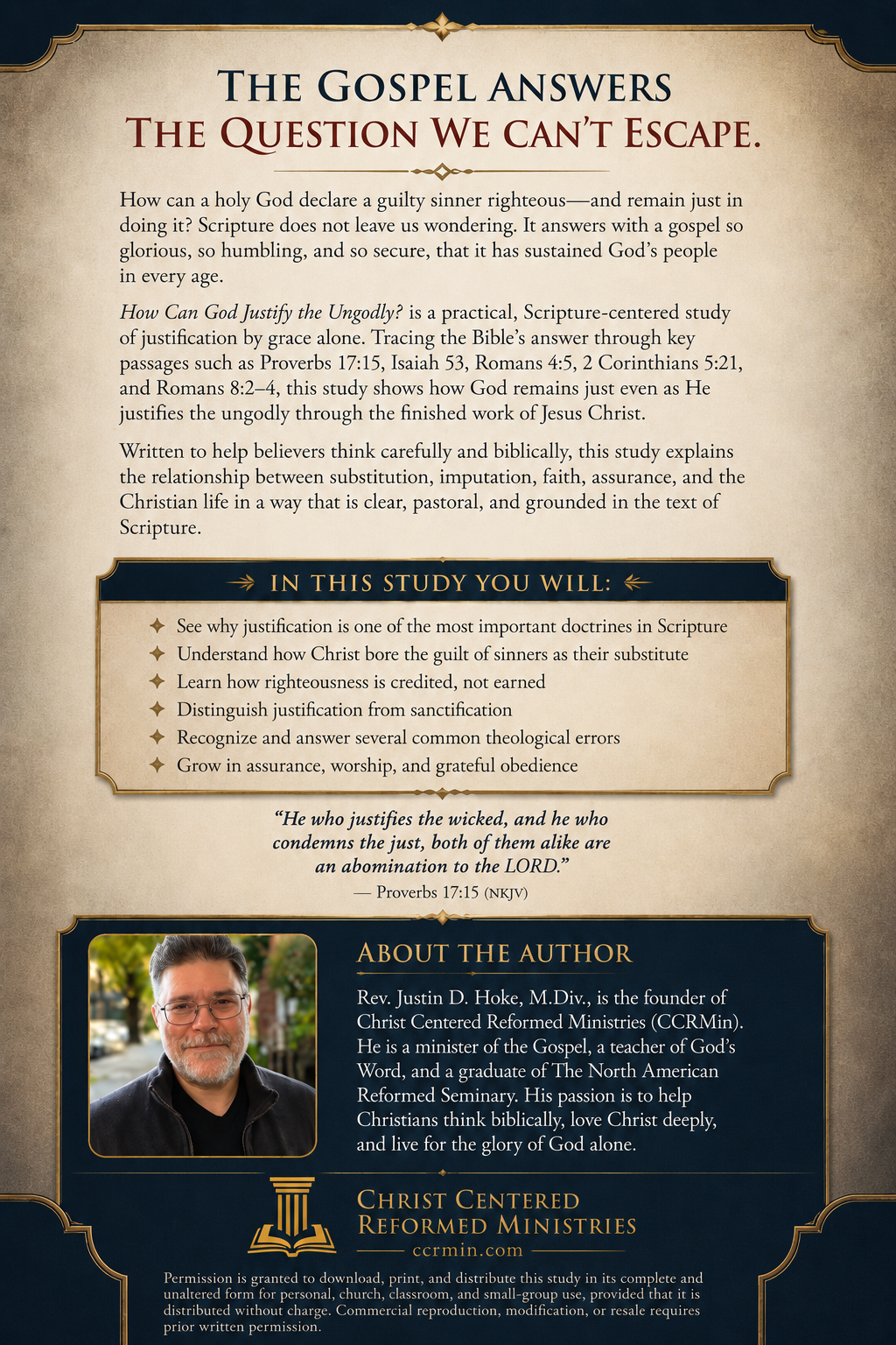 How Can God Justify The Ungodly?