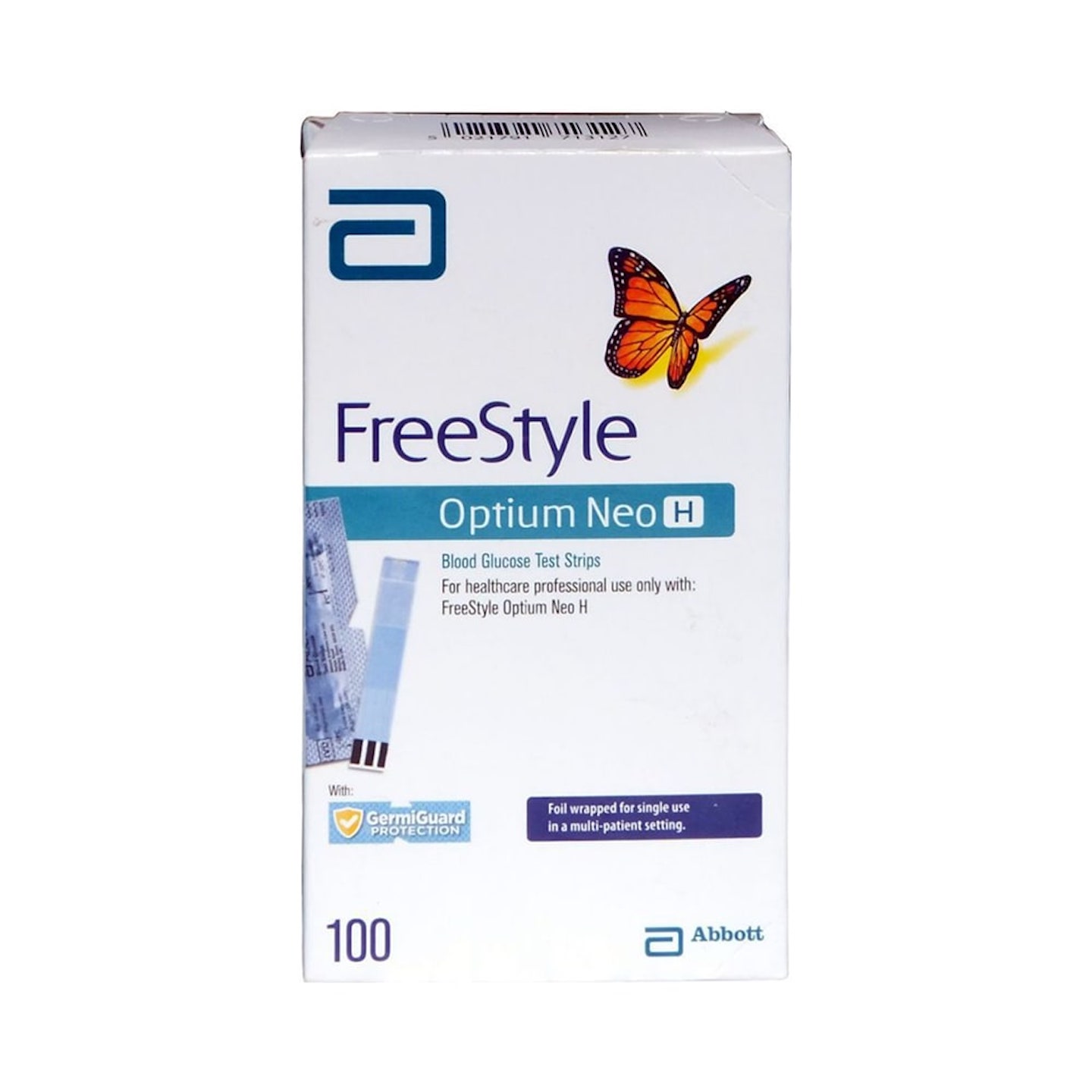 Freestyle Optium Neo H Blood Glucose Test Strips 100's