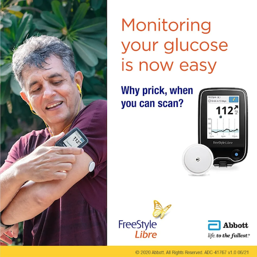 Abbott FreeStyle Libre Sensor Continuous Glucose Monitor