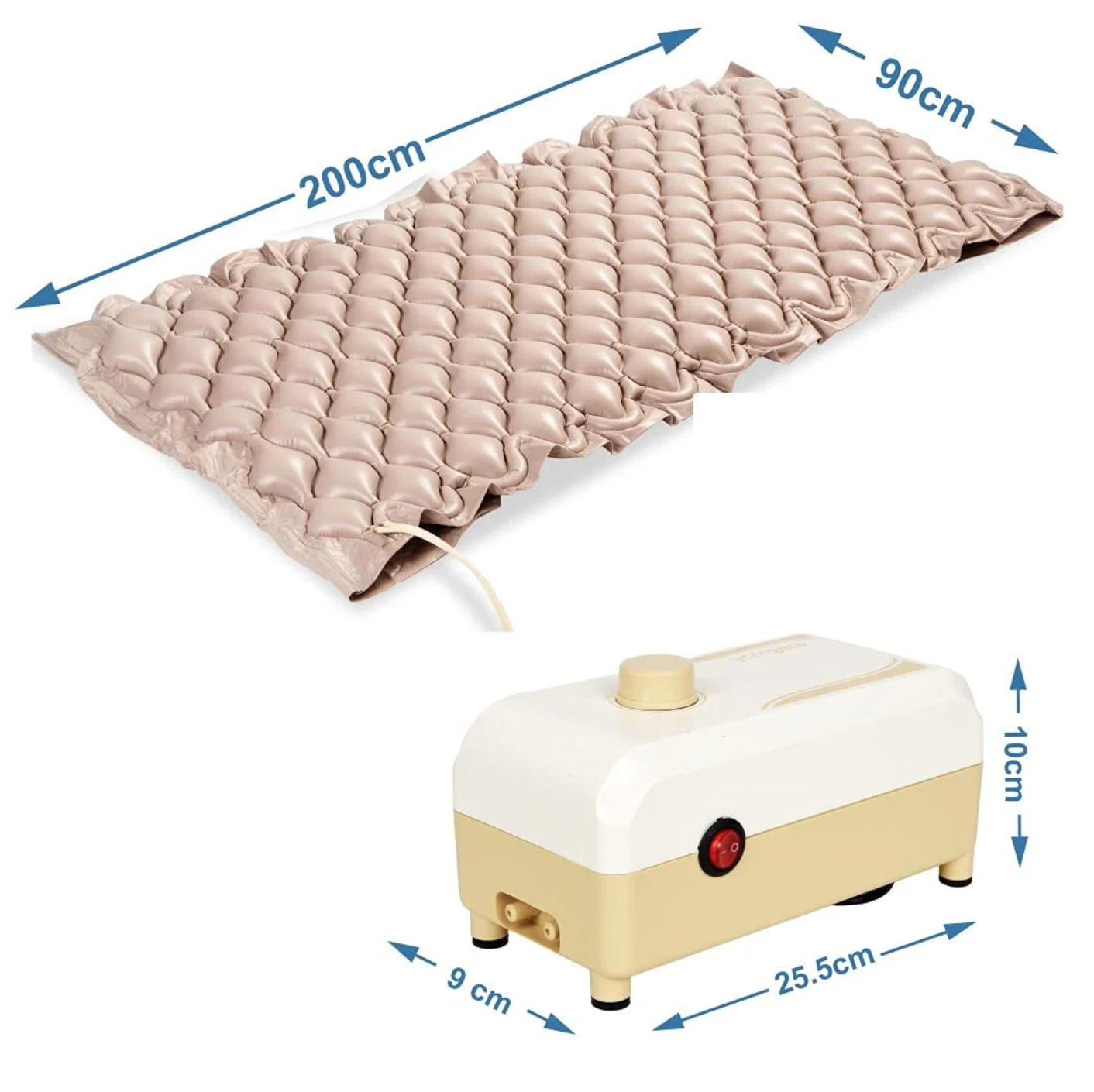 Accusure Anti-Decubitus Air Mattress with Pump