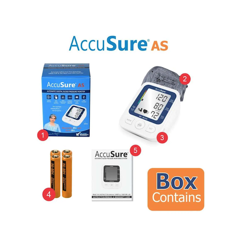 AccuSure Digital Blood Pressure monitor AS