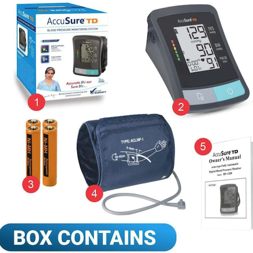AccuSure Digital Blood Pressure monitor TD
