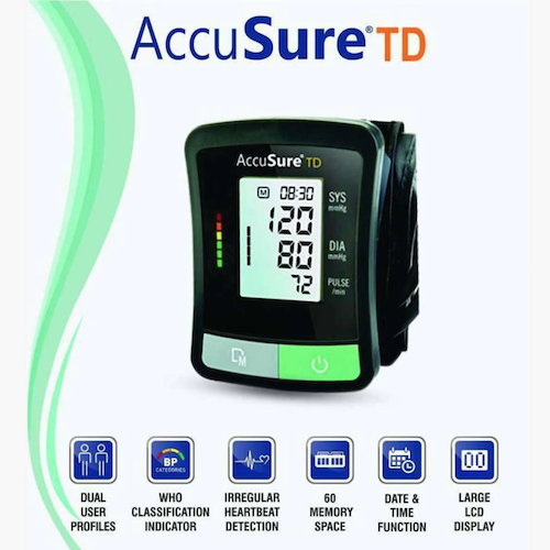 AccuSure Digital Blood Pressure monitor TD