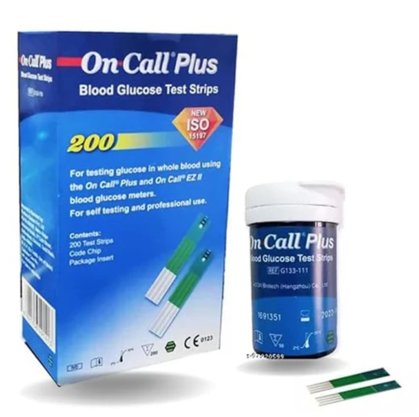 Acon On Call Plus Blood Glucose 200's Test Strips 