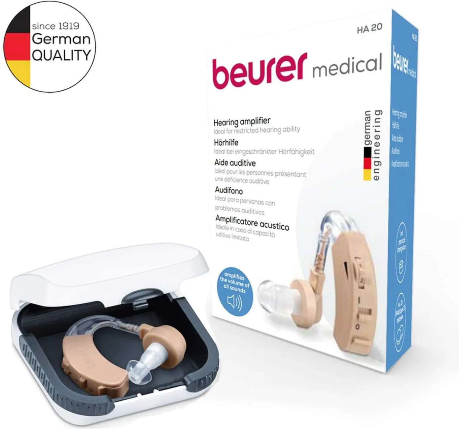 Beurer HA20 Behind-the-Ear Hearing Aid