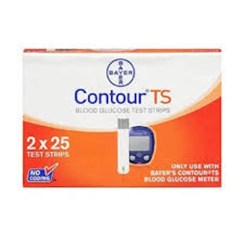 Bayer Contour TS Blood Glucose Test Strips