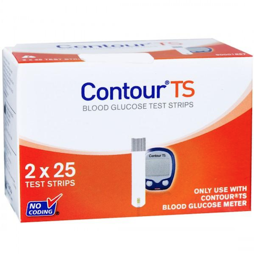 Bayer Contour TS Blood Glucose Test Strips