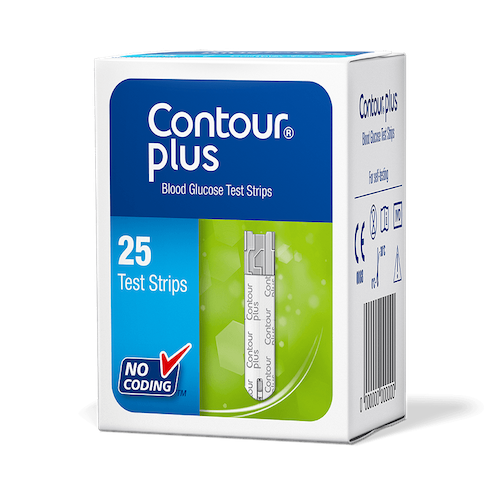 Ascensia Contour Plus Blood Glucose Test Strips