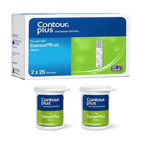 Ascensia Contour Plus Blood Glucose Test Strips