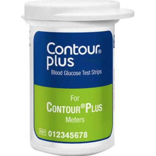 Ascensia Contour Plus Blood Glucose Test Strips