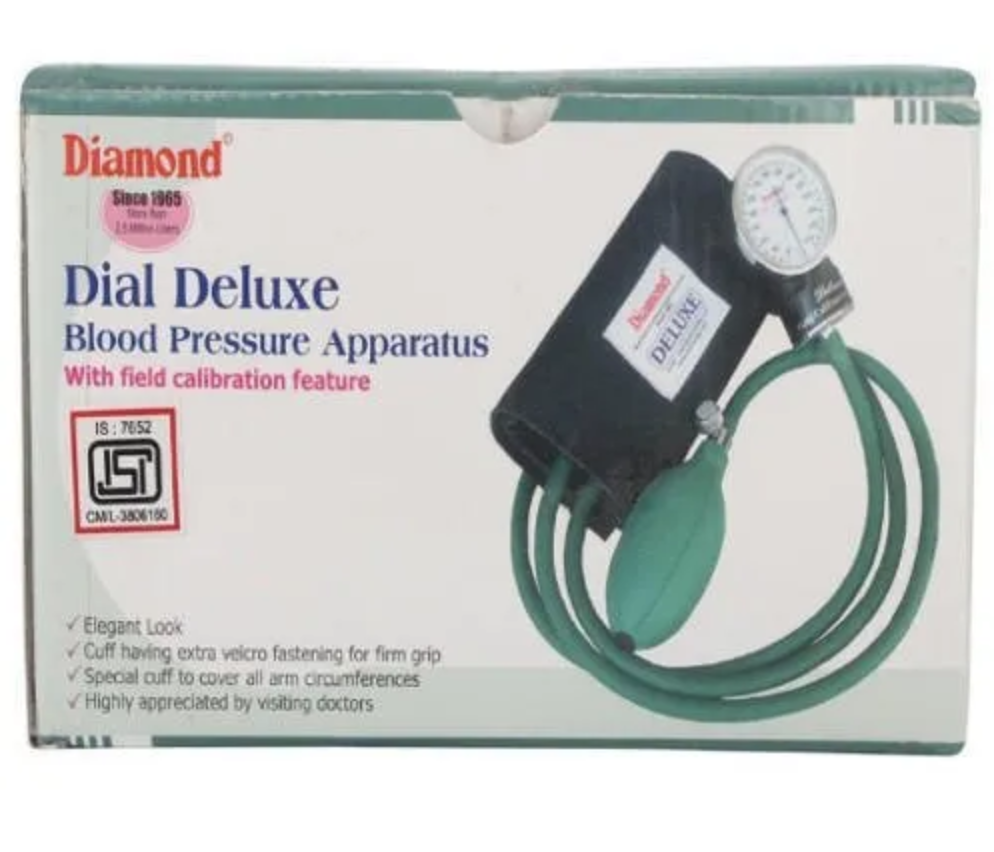 Diamond Dial Deluxe Blood Pressure Apparatus With Field Calibration