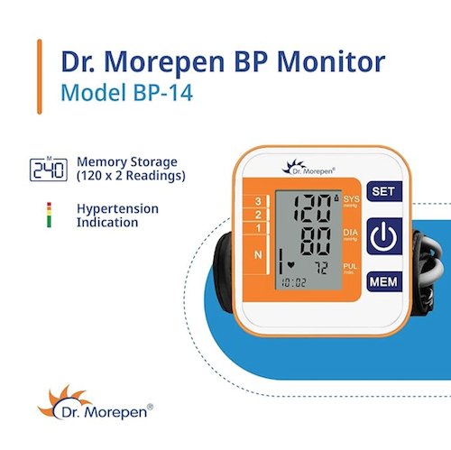 Dr Morepen BP 14 Digital Blood Pressure Monitor