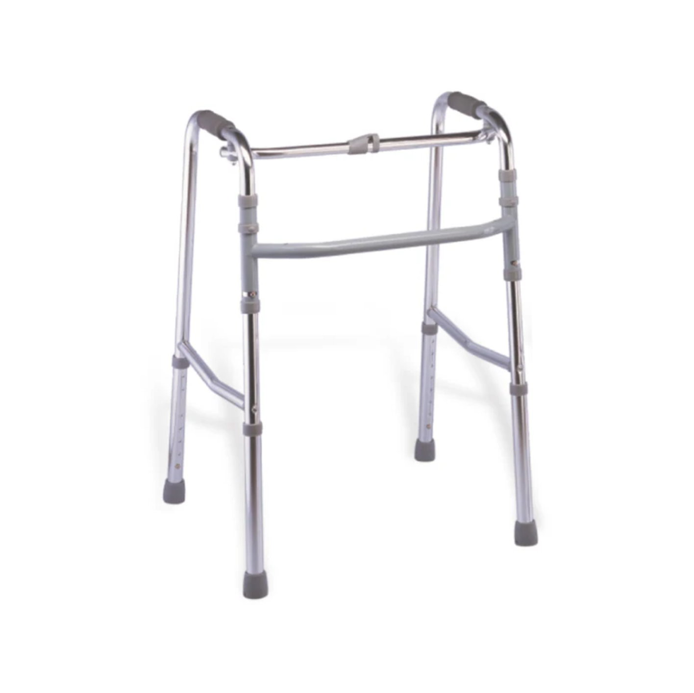 EASYCARE Aluminum Foldable Walker Walking Stick (Adjustable Height : 41-51 CM) Light Weight